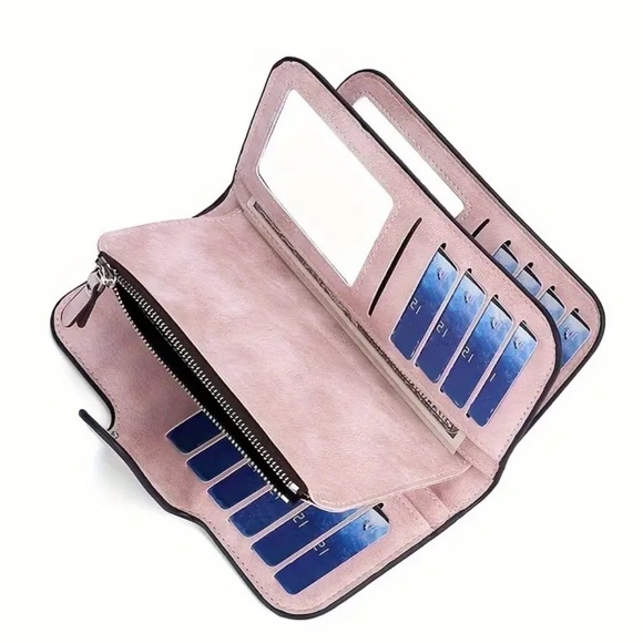 Sleek Minimalist Wallet with Secure Clutch Card Case in Black - NWT - Picture 3 of 6